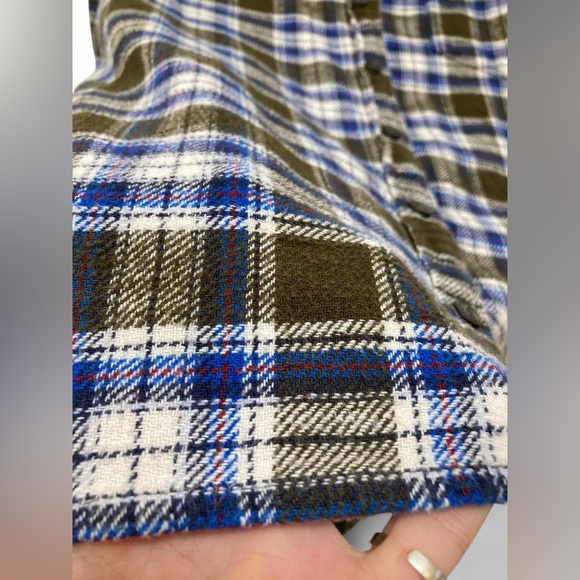J Crew cozy plaid flannel long sleeve button up shirt - Picture 6 of 11